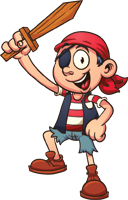 Pirate theme boy
